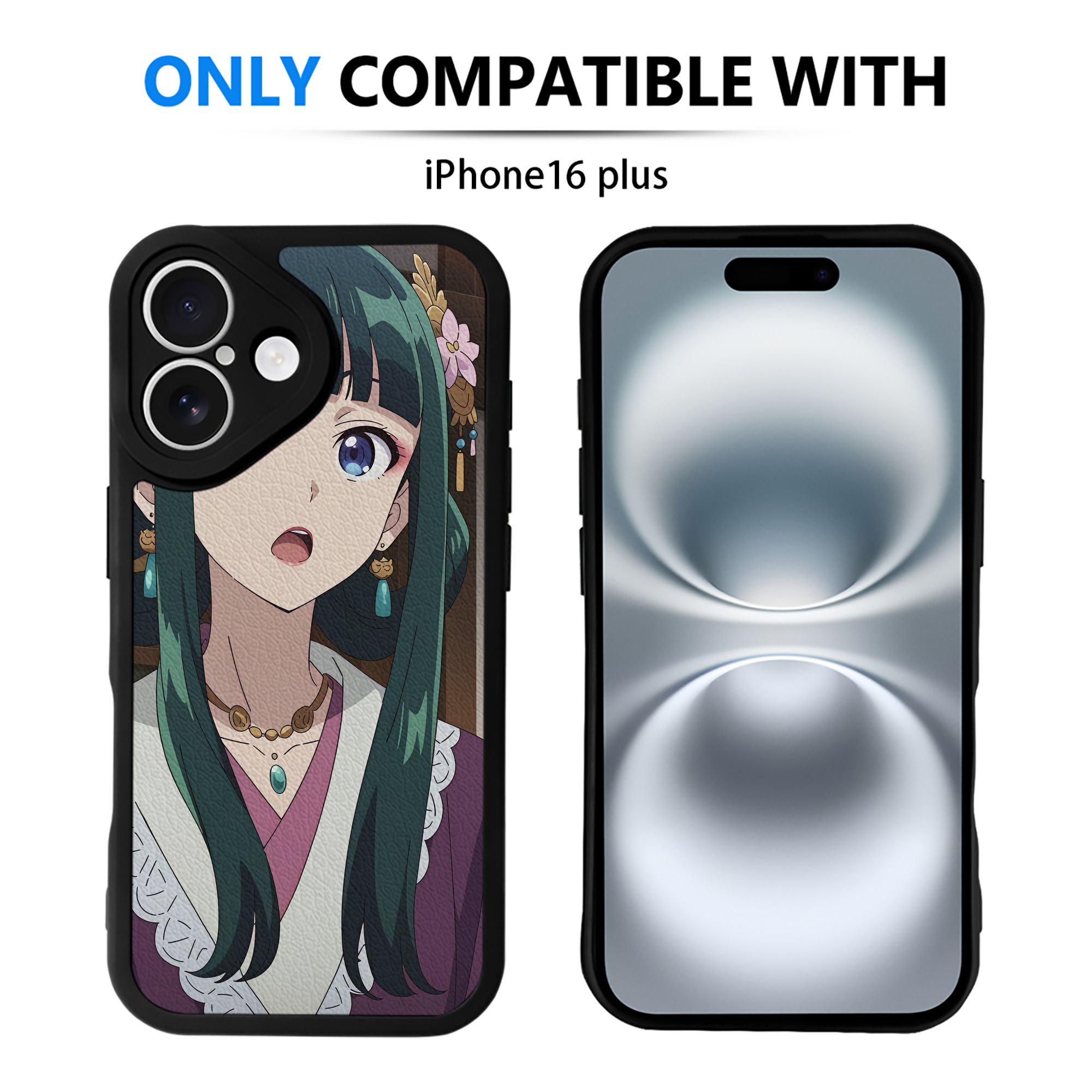 薬屋のひとりごと The Apothecary Diaries 【iPhone 16シリーズ対応】シリコンスマホケース（レザー調） 材質：シリコン